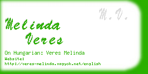 melinda veres business card